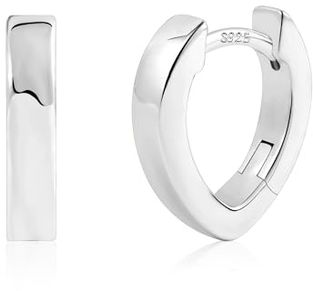 ALEXCRAFT 14K Vergoldet Ohrringe Kleine Zirkonia Creolen für Damen Frauen