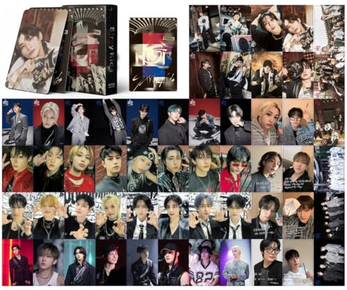 SKZ '合 HOP' Stray-kids Photocards 55Pcs Postcards ‘STAY’ New Album Photo Cards SKZ Postcards Hyunjin Photocards Felix Photocards
