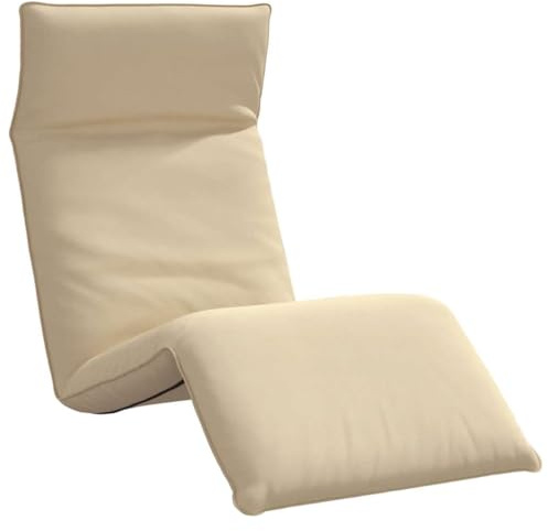 vidaXL Sonnenliege Klappbar Beige 175x54x8,5 cm Oxford-Gewebe