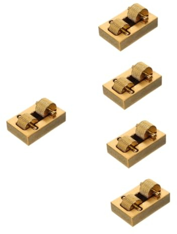 jojofuny 5 Sätze DIY Lederwerkzeug Kantenmalset mit Ölfarbe und Lederöl Malbox Rollern für Präzise Lederbearbeitungsprojekte