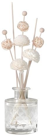 Haakong 50 Pcs Reed Diffuser Sticks Rattan Flower Reed Fragrance Diffuser Set Diffuser Sticks for Office Home Decor