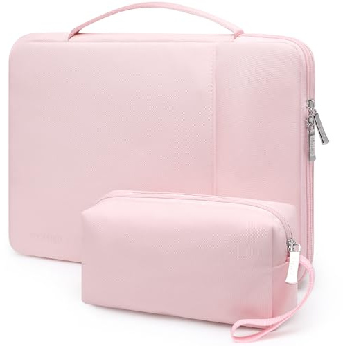 HYZUO 14-15 Zoll Laptoptasche Laptophülle für MacBook Air M5, Blass Rosa | für MacBook Air 15 A3448 M5-M2 2026-2023, MacBook Pro 15, XPS 14/15 Plus,15 Surface,14 14,4 HP Dell Lenovo ASUS Acer