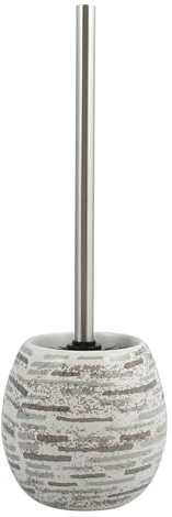 MSV Brosse WC avec Support Céramique Brique Beige