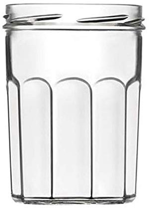 PEGANE Lot de 11 bocaux à Confiture,Pots ménage Classique Type Bonne Maman 385 ML - IRIOS -