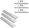 Denmay 31-44CM Universal Edelstahl Rohrbrenner und 30-72CM Brennerabdeckung für CharBroil, Enders, Landmann, Barbecook, Taino, Tepro, Rösle Vision G3, Verstellbare Gas Grill Ersatzteile, 3 Pack