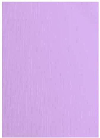 Cartoncino Florence Testurizzata - Materiali per Biglietti colorati A4 - Hyacinth - 10 Fogli - Carta per Scrapbooking, Biglietti, Fustellatura e Progetti con Carta - 216 gsm - Viola