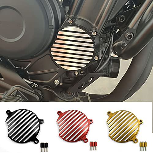 Midimttop Motorrad Motor Rechts Fall Stator Kupplung Abdeckung Guards Crash Pad Sturzpads Protector Compatible with CMX 500 Rebel 500 2017-2024 (Schwarz)