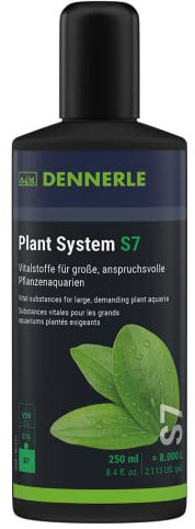 Dennerle Plant System S7, 250 ml - Vitalstoffe für große, anspruchsvolle Pflanzenaquarien