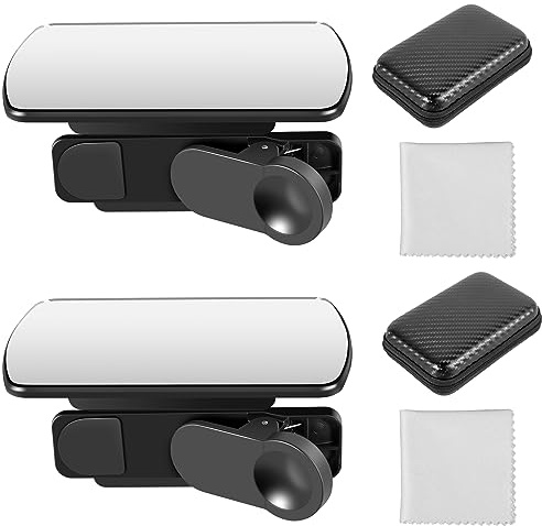 BAODBF 2 Stück Smartphone-Kamera-Spiegel-Reflexions-Clip, verstellbar, Handy-Reflexions-Set, wiederverwendbar, Handy-Reflexionskamera-Clip, tragbare Handy-Kamera, Spiegelreflexion für Reisen