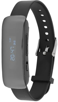 Digitale Diktiergerät Uhr, Armband, Sprachaktivierter Rekorder, AI Smart HD Rauschunterdrückung, Digitales Diktiergerät Armband, MP3 Player für Besprechungsinterviews (16G)
