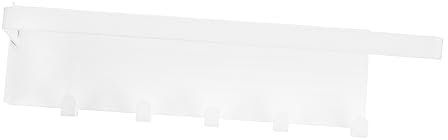 MOLUCKFU Magnetischer Küchenrollenhalter Mit Haken Multifunktionales Aufbewahrungsregal Für Kühlschrank Und Mikrowelle Weißer Platzsparender Rollpapierhalter Für Haushalt Und Büro