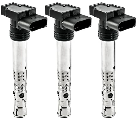 Fesuda 20116 Zündspule, 3 Stück Zündmodule passend für VW Fox Hatchback/Polo IV (2002-2011), Skoda Fabia II/Fabia I (2001-2014)