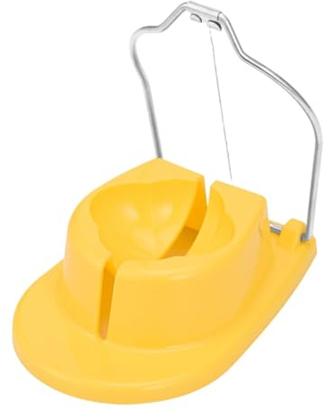 Colcolo Eierschneider, Eiertrenner, zu bedienendes gelbes Küchenutensil, vielseitiges Zubehör für Sandwiches, ideal für den Hausgebrauch, z. B. für