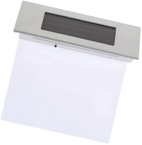 HOMSFOU Solar Hausnummernleuchte 2 Stück mit Bewegungsmelder Wetterfeste LED Türnummernlampe aus Abs Edelstahl Solarbetriebene Außenbeleuchtung für Haus Garten