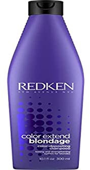 REDKEN Color Extend Blondage Shampoo, neutralisierendes Blond-Shampoo, Anti-Gelbstich Shampoo für blondes & coloriertes Haar, mit Pigmenten, Color Shampoo für blonde Haare, 300 ml