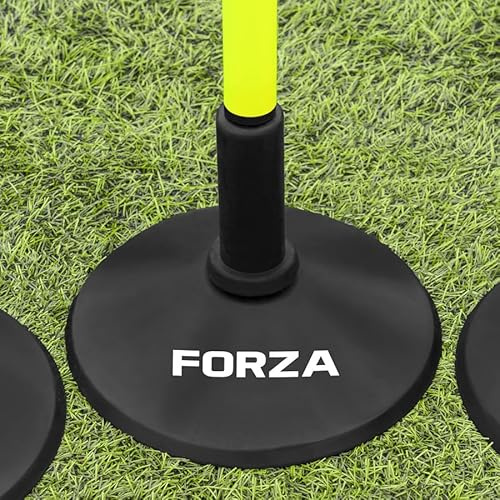 FORZA Slalom Pole Rubber Base [2.3kg] | Heavy-Duty Support for Agility Training Poles - Indoor & Outdoor Use