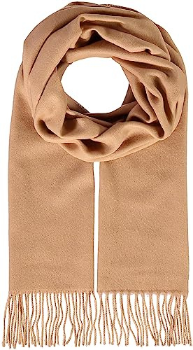 FRAAS Cashmink Schal 30 x 180 cm - Weicher als Kaschmir - Made in Germany - Schal einfarbig für Damen und Herren - Perfekt für Herbst und Winter Camel