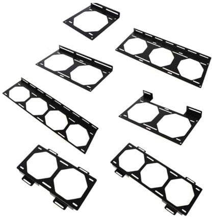 MMLFX 1pc Soporte de Ventilador Soporte de Ventilador 240 Soporte de Montaje del radiador Refrigerador de Agua for 12/14 cm Tenedor de Ventilador Caja de computadora Externa Accesorios de Gadget