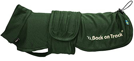 Back on Track Hundemantel Langer Netzmantel Buddy grün oder schwarz (56 cm, grün)