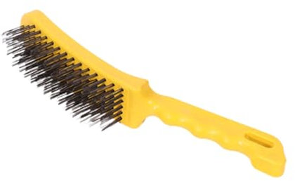 Cepillo de alambre de acero inoxidable, cepillo de alambre – Cepillo abrasivo con mango – Herramienta de limpieza, herramienta de eliminación de óxido, cepillo para juntas para limpiar óxido, suciedad