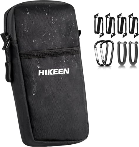Hikeen X-Pac Sacoche Tactique Multifonction avec Mousqueton: Poche Molle Imperméable Unisexe, Pochette Ceinture EDC pour Randonnée, Chasse et Camping