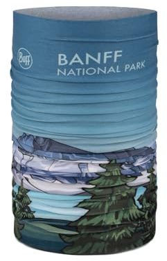 BUFF®| Neckwear CoolNet UV® Flexible, UPF 50 Protection, Lightweight, Elastic, Recycled Material, Sports, Summer, Men, Women, One Size, National Park