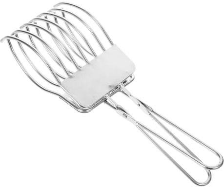 Hemobllo Pinza per Affettare Pane e Prosciutto in Acciaio Inossidabile Multiuso, Aiuto per Taglio di Verdure e Frutta, Utensile da Cucina per Barbecue, Feste e Ristoranti