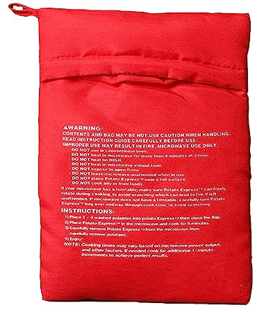 Sacs de cuisson pour pommes de terre au micro-ondes pour pommes de terre douces, épis de maïs, légumes – Accessoires de cuisine réutilisables, cuisson rapide sans graisse, parfaits pour des repas