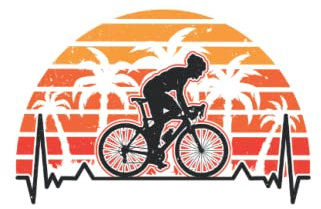 Bicycle Tagesplaner: Fahrrad Herzschlag Retro Radfahrer BMX Radsportler / Kalender 2022 / Wochenplaner Tagesplaner Planer / Planungsbuch To-Do-Liste / 6x9 Zoll / 100 ausfüllbare Seiten