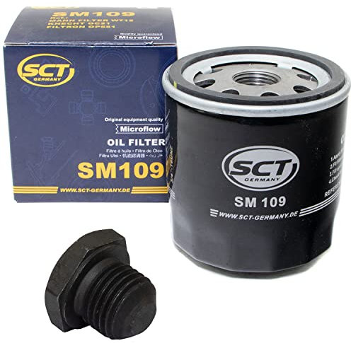 Ölfilter Motor Öl Filter SCT SM109 + Ölablassschraube 48877