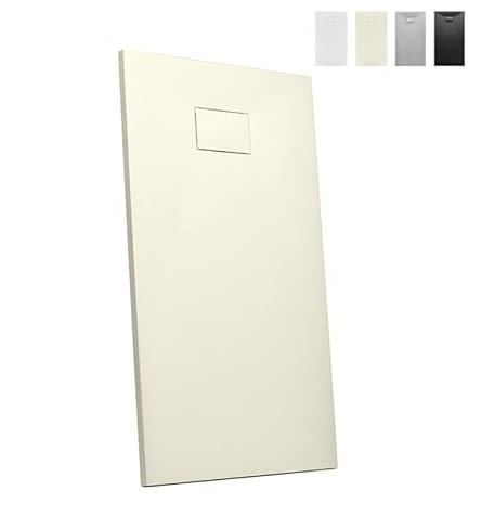 Produce Shop Plato de Ducha de Resina a RAS del Suelo Rectangular 140x70 diseño Moderno Stone - Beige