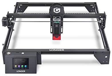 Lasergravierer, LONGER RAY5 5W Lasergravierer für Holz und Metall, 0.08 * 0.08 mm komprimierter Punkt, DIY-Gravurbereich 400 x 400 mm Glas Acryl Schmuck Laserschneider und Gravierer CNC-Maschine