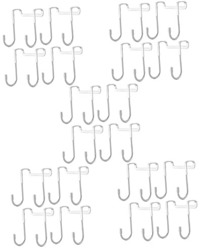 Amosfun 20 Stück Edelstahl Haken Handtuchhalter Handtuchhalter Robust Kleiderständer Kleiderbügel Kleiderbügel Über Türhaken Kleiderbügel Handtuchhalter Für Badezimmer