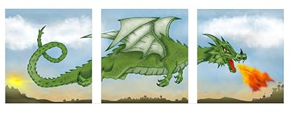 VAH - Zielscheiben-Trio „Drache“ – zum Umschiessen | Ideal zum Bogenschießen Lernen für Kinder | Handarbeit aus Deutschland | Nachhaltiges Holzspielzeug ab 3 Jahren