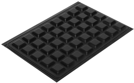 Didiseaon Self-Adhesive Silicone Furniture Feet Pads, 40pcs Trapezoid Impact-Resistant Bumpers, Dark -Absorbing Wall Protectors for Cabinets and Drawers