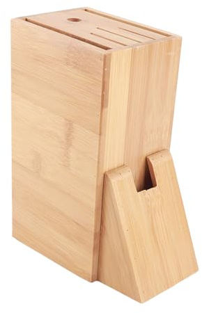 Portacoltelli in bambù Portacoltelli da in legno Portaoggetti Portaoggetti Multifunzione Portautensili per attrezzi Supporto per blocco per domestica Controsoffitto Colore legno