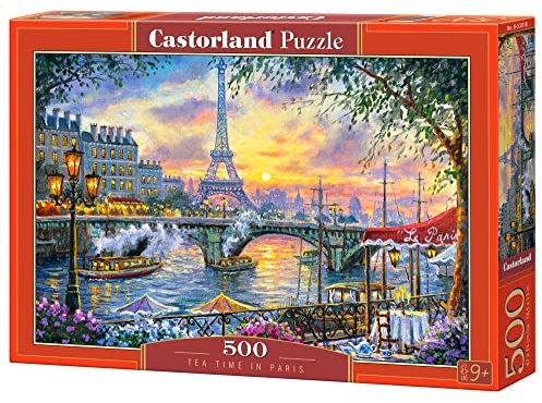 Castorland CSB53018 Tea Time in Paris, 500 Teile Puzzle, Bunt, 35 x 25 x 5 cm