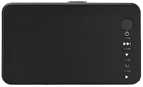 Reproductor Multimedia de TV, Reproductor Multimedia HDMI Multipropósito para Tarjeta SD para Disco Duro para Unidad USB (Enchufe de la UE)