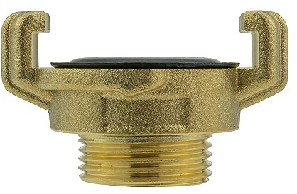 Professional Claw Type Brass Claw Hose connectors/Fittings,Male/Female bsp Thread (3/4 bsp Male) as Used by Professional Gardeners,Landscapers and Nursery Workers