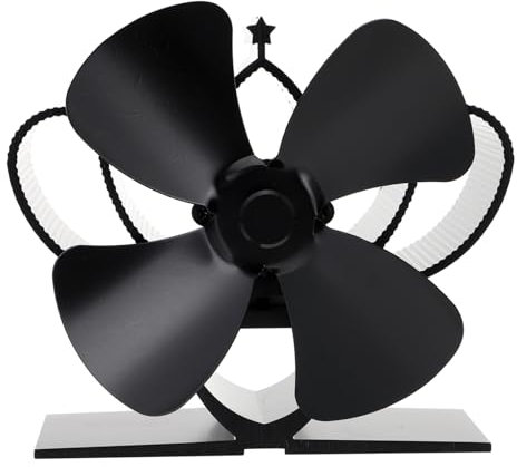 MAGICLULU 1stk Kaminventilator Kamin Wärmebetrieben Wärmebetriebener Lüfter Mini- Ofenventilatoren Langlebiger Lüfter Kleiner Holzofenlüfter Mini Herd Haushalt Aluminiumlegierung