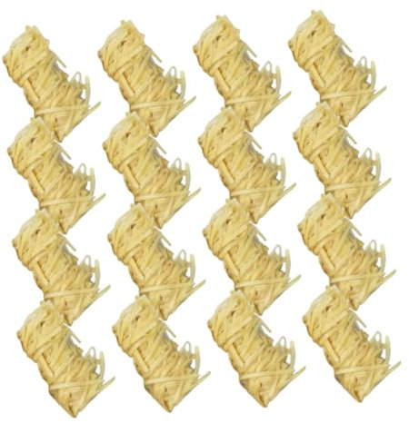 POPETPOP 50pcs Carbon Wax Stick Firelighters Quick Flammable Natural Wooden Fire Starters for Outdoor Camping Barbecue Grill Use Pack