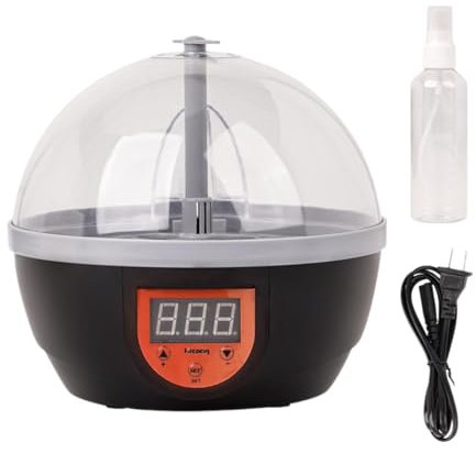 F Fityle Eier-Inkubator, Temperaturregelung, Eier-Durchleuchter, Tester mit automatischem Eierwender, Eier-Schlüpfmaschine für Truthahn, Tauben, Wachteln