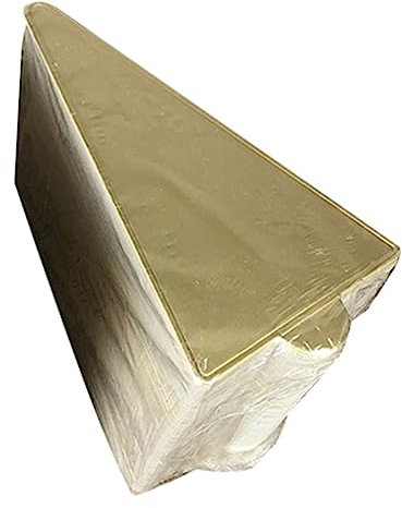 FUNOMOCYA Triangle Cake Pads Golden Dessert Boards Safe Baking Boards for Mousse Cakes Baking Supplies 100 Pieces for Bakery and Party Catering