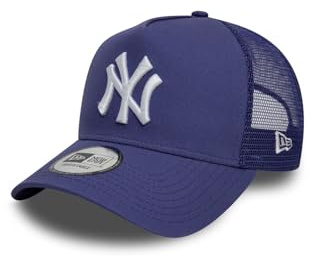 New Era League ESS Yankees Trucker Cap Basecap Baseballcap Curved Brim Meshcap NY York Damen/Herren - Snapback, mit Schirm, Schirm