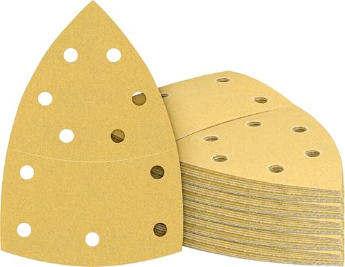Bosch 50x EXPERT C470 Sandpaper Set, 102x62/93mm, 10xK60, 10xK80, 10xK120, | für Farbe auf Holz, Ø 102x62/93 mm, Körnung 10x 60, 10x 80, 10x 120, 10x 180, 10x 240, Professional Zubehör Multischleifer