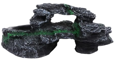 HOMOBABE 1pezzi Tortoise Climbing Platform Decoration Resin Turtle Terrace for Aquarium Landscape Fun Accessory for Turtles And Reptiles