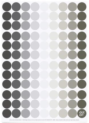 dot on Klebepunkte stone 20 mm | 535 Sticker | perfekt als Ergänzung für alle dot on Kalender | Aufkleber Klebepunkte dots Planen Organisation Motivation Dekoration