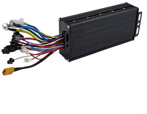 EXTRWORY 48V-72V 40A Ebike Controller Brushless Controller For E-Bike, 1500W/2000W 3-Mode Intelligent Sine Wave Aluminum Alloy Electric Bicycle Component