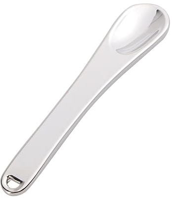 Espátula de Maquillaje de Metal Plata, Juego de 5 Piezas Mini