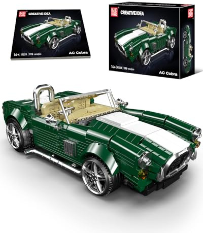 Mould King 10228 Statische Version Oldtimer Bausteine Modell, 1198 Teile Klemmbausteine Auto Blockmodell Kit als Spielzeug und Geschenk (14 Jahre und älter)